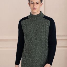 AXMANN Turtle Neck Woollen Sweater-image-57