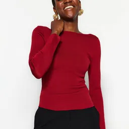 Trendyol Boat Neck Pullover Sweater-43