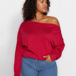 Trendyol Off-Shoulder Long Sleeves Pullover-50