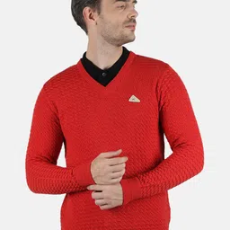 Monte Carlo Men Red Pullover-image-29