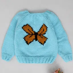 Woonie Kids Graphic Self Design Acrylic Pullover-image-55