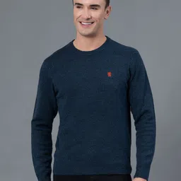 Red Tape Men Solid Pullover-image-62