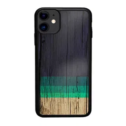 macmerise Wood Stripes Printed iPhone 11 Bumper Phone Back Cover-image-98