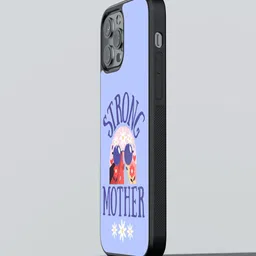 macmerise Strong Mother Typography Printed iPhone 12 Pro Bumper Case-image-34