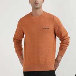 Tommy Hilfiger Round Neck Long Sleeves Cotton Pullover-image-61