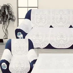 BIGGER FISH Beige 16 Pieces 5 Seater Sofa Covers-image-36