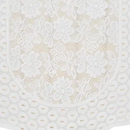 BIGGER FISH White Floral Embroidered 10 Pcs 5 Seater Sofa Cover-image-71