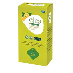 Clea Set of 5 Lemon & Tulsi Cleansing & Makeup Remover Wet Wipes - 10 Pulls each image 2