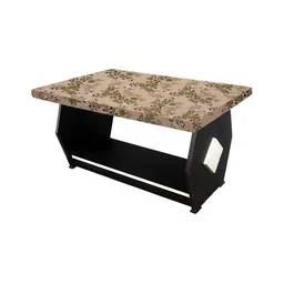 Stylista Beige & Green Floral Printed Waterproof Table Cover-26