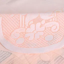 BIGGER FISH Peach & White Cotton 6 Seater Table Cover image 2