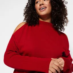 Trendyol Cold Shoulder Sleeves Pullover image 3