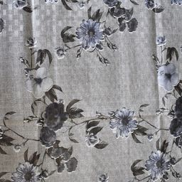 Kuber Industries Grey Printed 4 Seater Round Table Cover image 4
