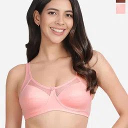 Susie Pack Of 2 Full Coverage Non Padded Everyday Bra-All Day Comfort-picture-30