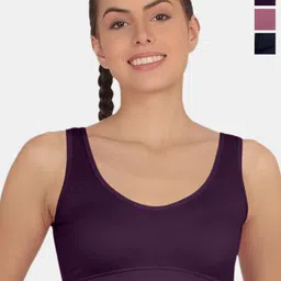 POOJA RAGENEE Pack Of 3 Full Coverage Anti Odour Workout Bra With All Day Comfort-20