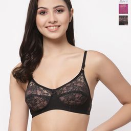 Docare Floral Bralette Bra Full Coverage-11