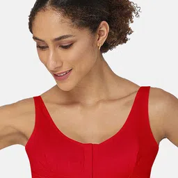 NAIDU HALL Full Coverage Seamless Pure Cotton Bra-image-75