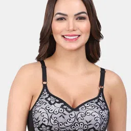 Amour Secret Self Design Non Padded Non-Wired Full Coverage Seamless T-shirt Bra-6