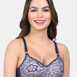 Amour Secret Self Design Non Padded Non-Wired Full Coverage Seamless T-shirt Bra-1