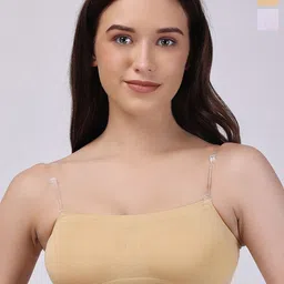 Floret Pack Of 2 Full Coverage Non Padded Bandeau Bras With All Day Comfort-7