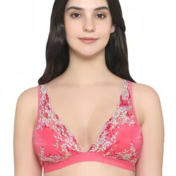 Wacoal Floral Printed Half Coverage Bralette Bra-31