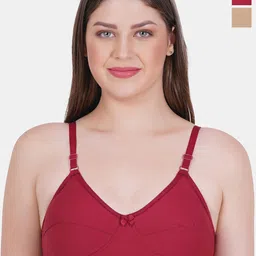 Reveira Pack Of 2 Medium Coverage Non Padded Bra With All Day Comfort-image-67