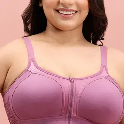 Nykd Plus Size Seamless Full Support Cotton Full Coverage Minimizer Bra - NYB101-13