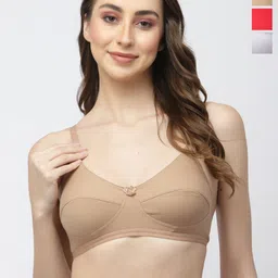College Girl Pack Of 3 Medium Coverage Bra All Day Comfort-13