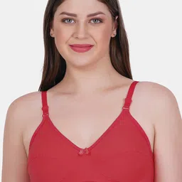 Reveira Medium Coverage Seamless Non Padded Dry Fit Bra With All Day Comfort-0