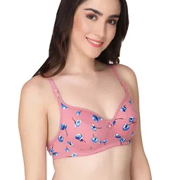 AROUSY Floral Printed 360 Degree Support Full Coverage Minimizer Bra image 2