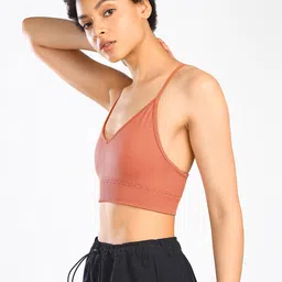 Gymshark Ribbed Studio Workout Bra - Full Coverage image 5