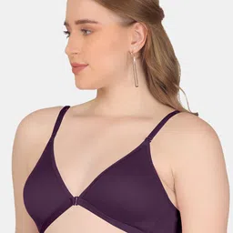 POOJA RAGENEE Pack Of 2 Anti Odour Double Layer Front Opener Hooks Detachable Strap Bra image 5