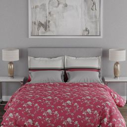MYTRIDENT Floral 120 TC Queen Bedsheet with 2 Pillow Covers-image-35