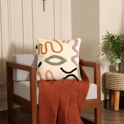 SASHAA WORLD 100% Cotton Cushion Cover ( 45x45 cm )-image-17