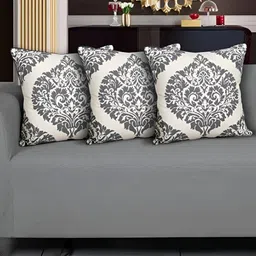 Ode & Cleo Set of 5 Floral Cotton Square Cushion Covers-26