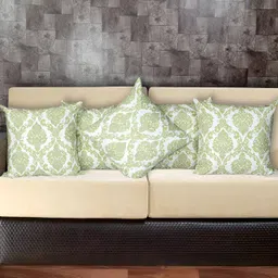 Texstylers Green 5 Pieces Ethnic Motifs Square Cushion Covers-image-85