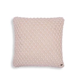 Pluchi Off White Square Self Design Pure Cotton Knitted Cushion Cover-image-50