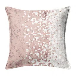 HOUZZCODE Set of 2 Brown & Grey Abstract Square Cushion Covers image 4