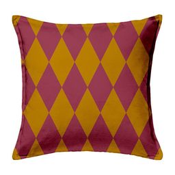 HOUZZCODE Sea Green & Red Set of 2 Floral Square Cushion Covers image 4