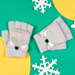 Pantaloons Junior Girls Patterned Hand Gloves-picture-11