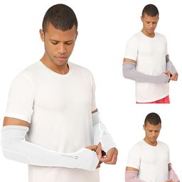 FREECULTR Unisex Set Of 3 Breathable Bamboo Cotton Antibacterial Arm Sleeves-26