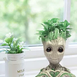 Awestuffs Tree Pen Stand & Flower Pot-picture-1