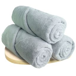 Heelium Unisex Set of 3 Quick Absorbent 600 GSM Bamboo Bath Towel - 65 x 40 cm-13