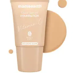 Glow Serum Foundation Mini Tube with Vitamin-C & Turmeric - 02 Crème Glow-17