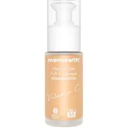 Hydra-Glow Full Coverage Foundation With Vitamin-C and Turmeric - 02 Creme Glow-0