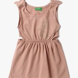 Girls Horse Embroidery Fit & Flare Dress-picture-45