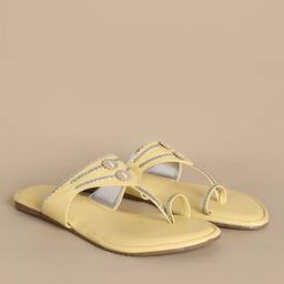 Toe-Ring Sandals with Braided Accent-image-128