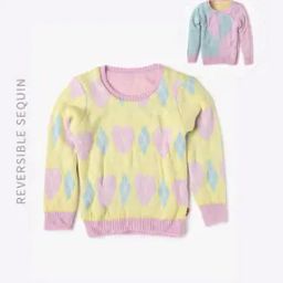 Geometric-Knit Round-Neck Reversible Sweatshirt-picture-12