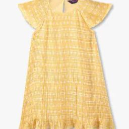 kg frendz Girls Heart Print Accordion Pleat A-Line Dress-picture-18