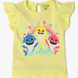 Girls Graphic Print Regular Fit Crew-Neck T-Shirt-picture-27