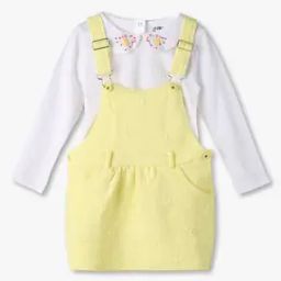 Girls Pinafore Dress with Top-picture-11